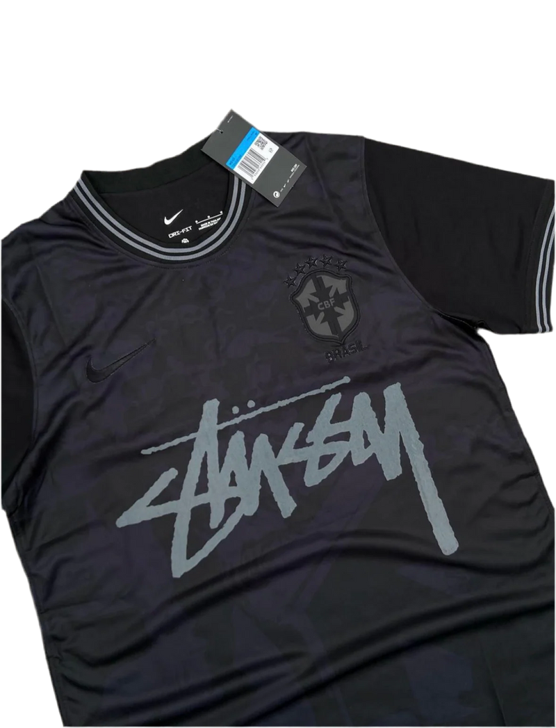 STÜSSY X “BRASIL” JERSEY - Black
