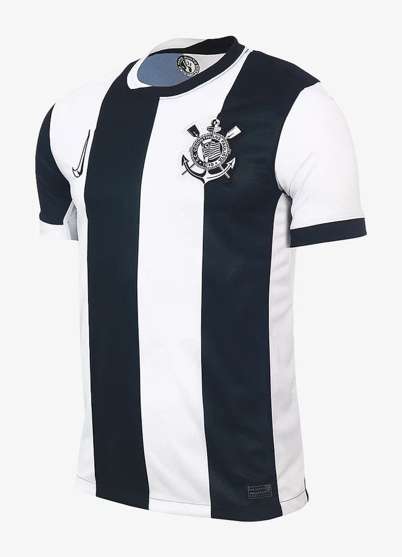 Camisola Corinthians lIl 24/25 - Preta e branca