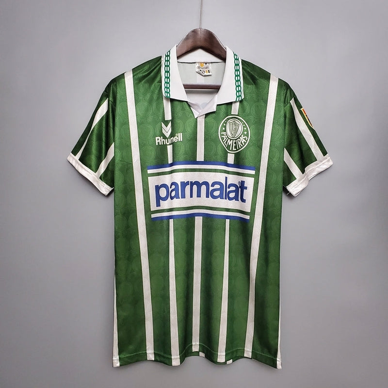 Camisola Palmeiras Retrô 9394 - Rhumell - Verde e Branca