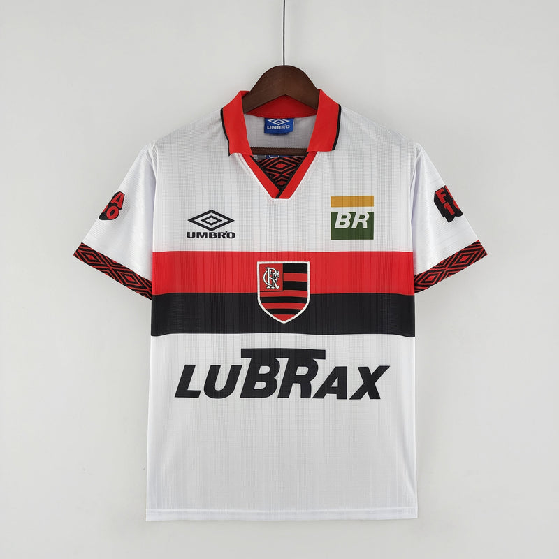 Camisola Flamengo Retrô Away 1995 - Branca