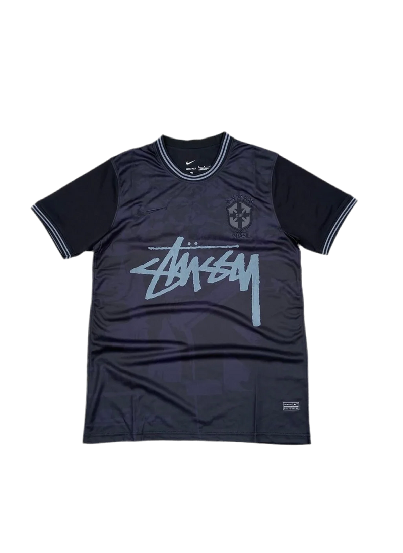 STÜSSY X “BRASIL” JERSEY - Black