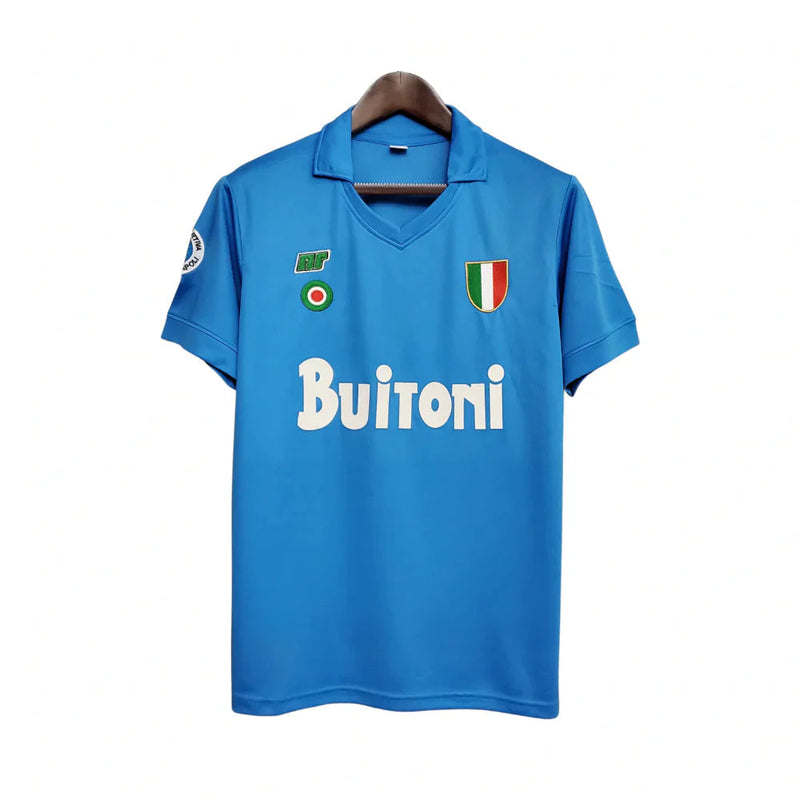 Camisola Napoli Retrô 1987/1988 - Azul