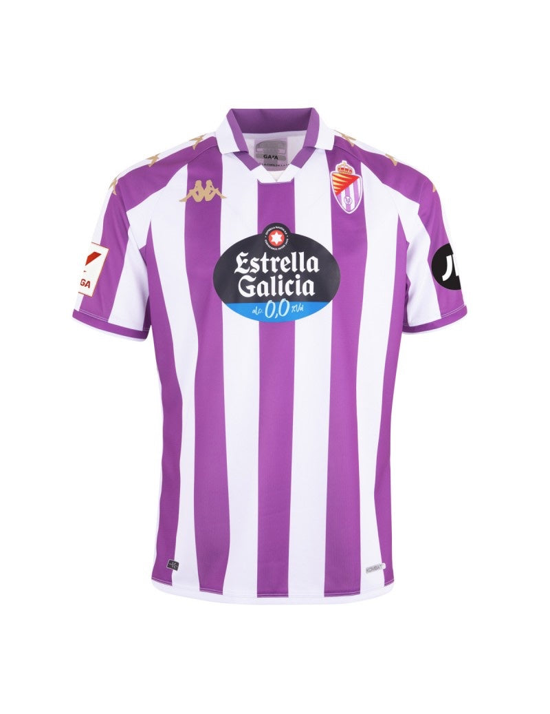 Camisola Real Valladolid I 23/24 - Roxa e Branca