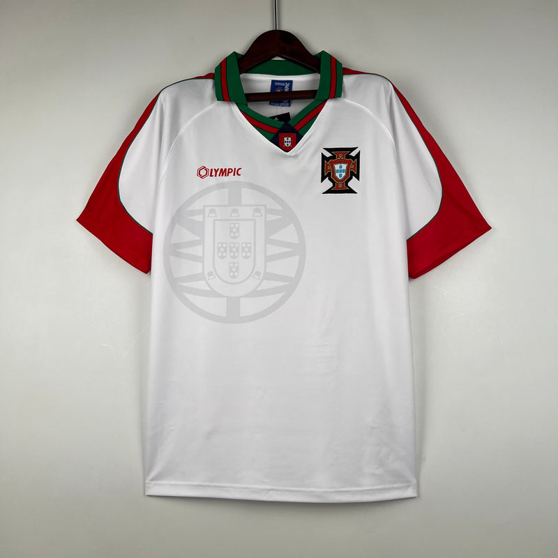 Camisola Portugal I Retrô 1996/1997 - Branco