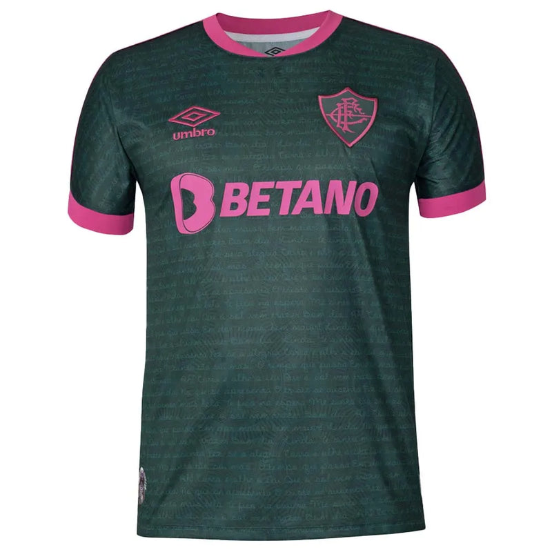 Camisola Fluminense III 23/24 - Verde e Rosa