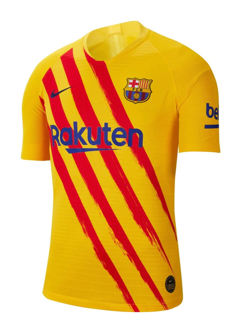 Camisola Barcelona Fourth Retrô 2019/2020 - Amarelo