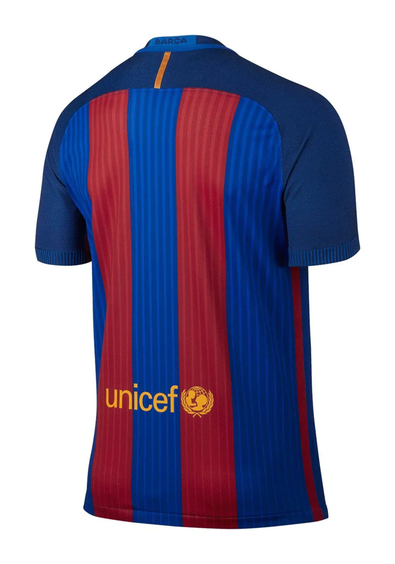 Camisola Barcelona I Retrô 16/17 - Azul