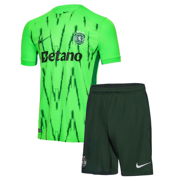 Kit Criança Sporting Camisola Verde 24/25