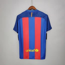 Camisola Barcelona Retrô 2016/2017 Azul e Vermelha -