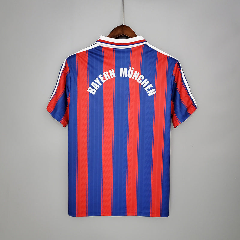 Camisola Bayern de Munique Retrô 1995/1997 - Azul e Vermelha