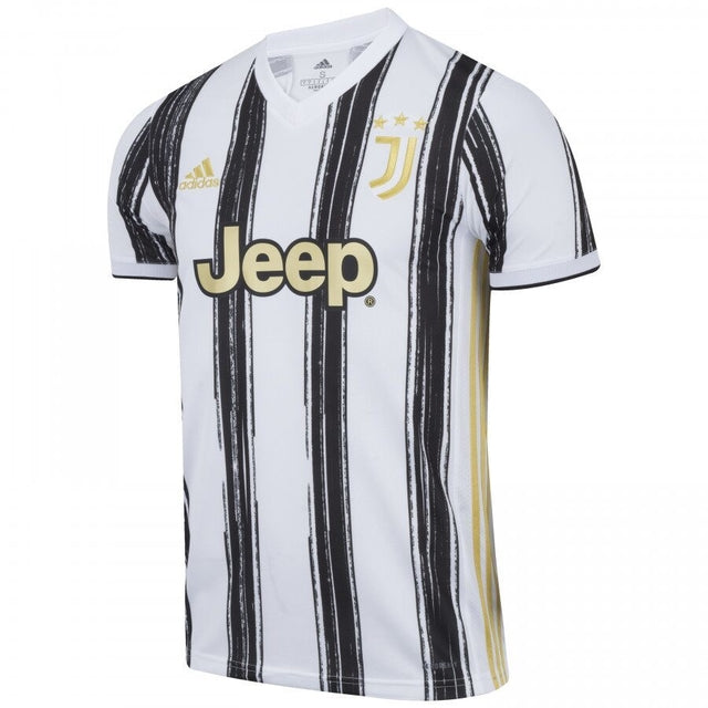 Camisola Juventus I 20/21 - Branco e Preto