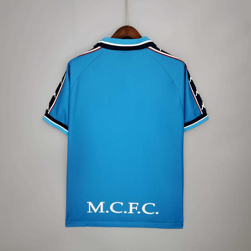 Camisola Manchester City Retrô 1997/1998 - Azul