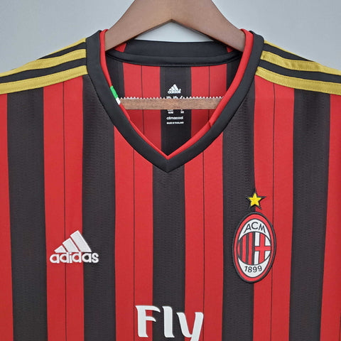 Camisola AC Milan Retrô 2013/2014 - Vermelha e Preta