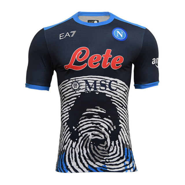 Camisola Napoli Especial Maradona 21/22 EA7 - Azul