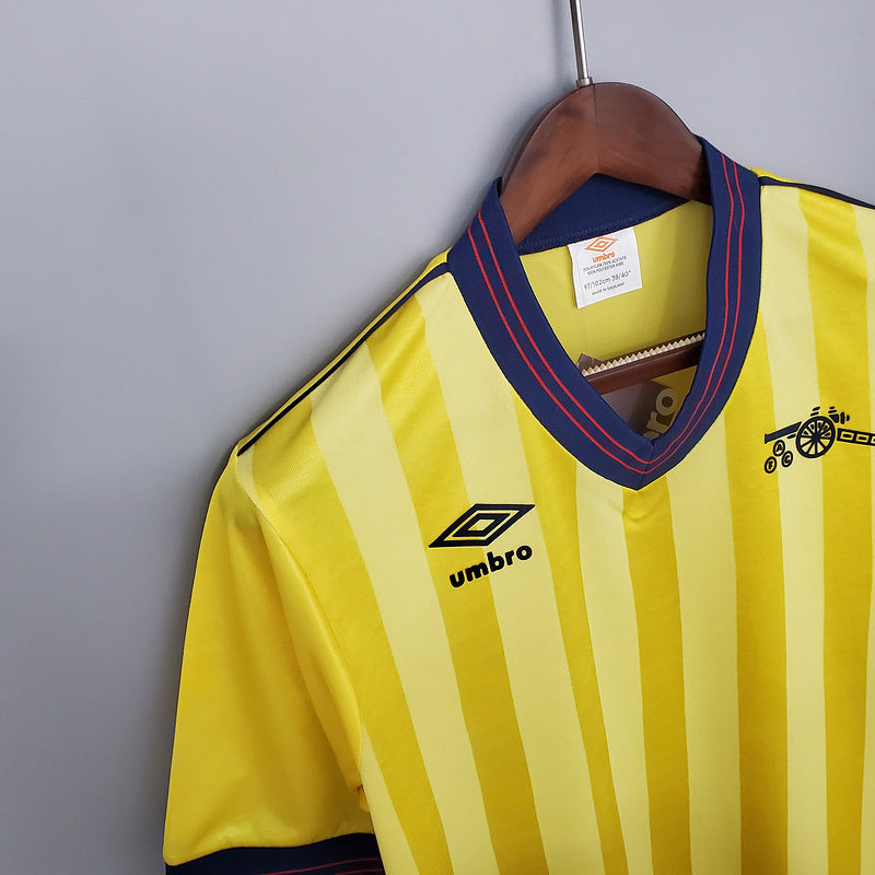 Camisola Arsenal Retrô 1983/1986 - Amarela