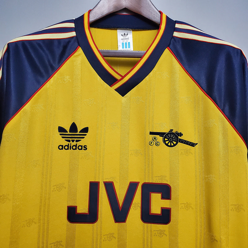 Camisola Arsenal Retrô 1988/1989 - Amarela