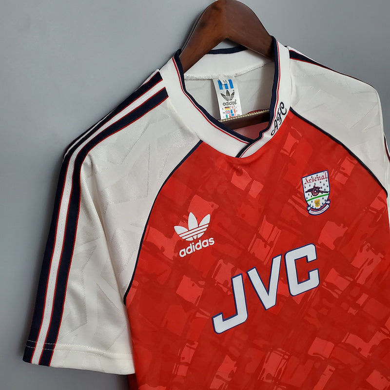 Camisola Arsenal Retrô 1990/1992 - Vermelha