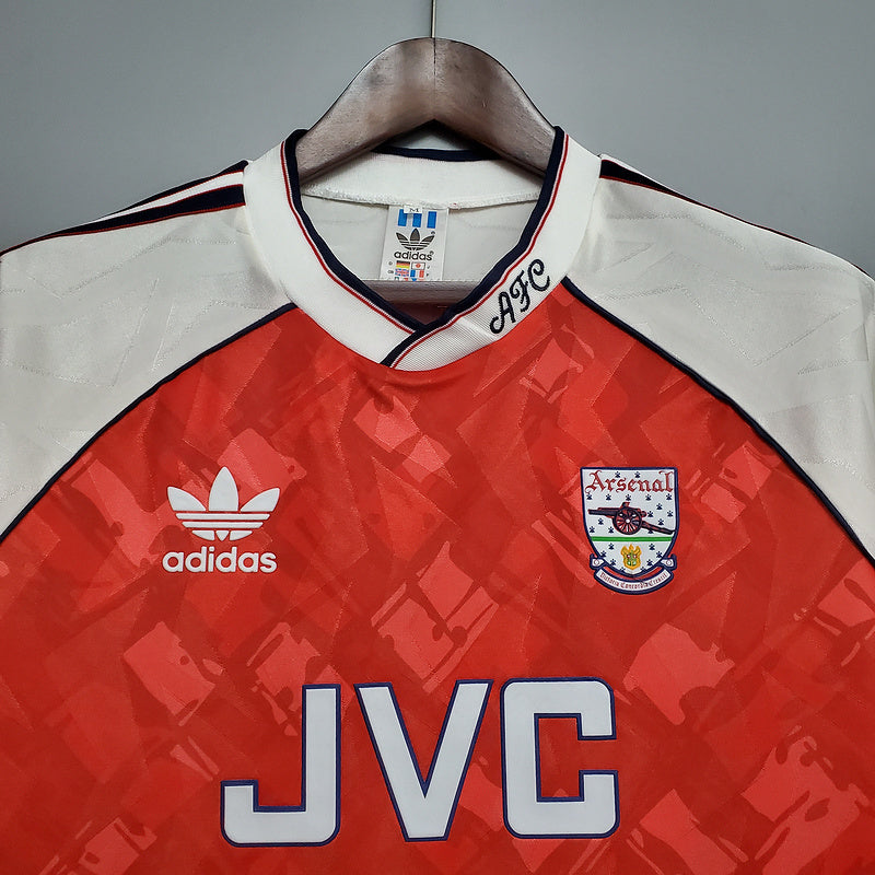 Camisola Arsenal Retrô 1990/1992 - Vermelha