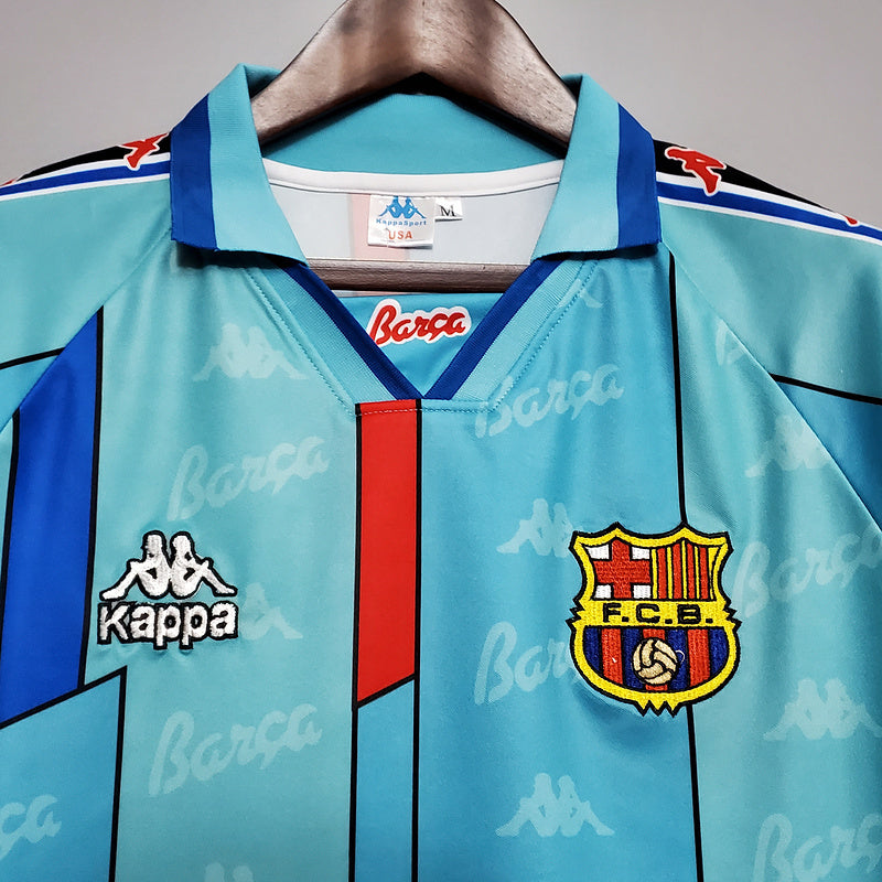 Camisola Barcelona Retrô 1996/1997 - Azul Clara