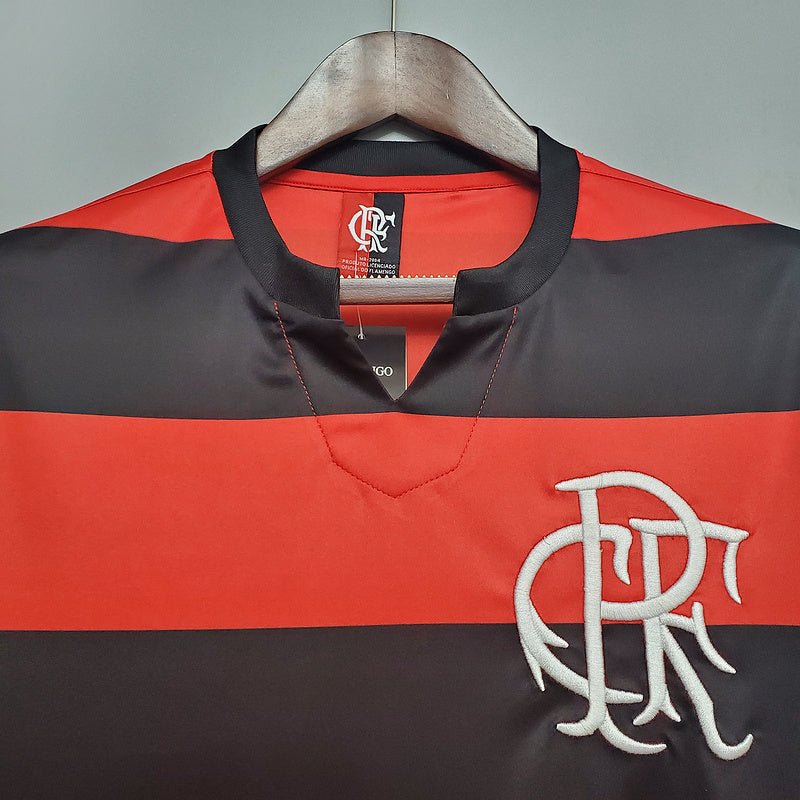 Camisola Flamengo Retrô 1978/1979 Vermelha e Preta