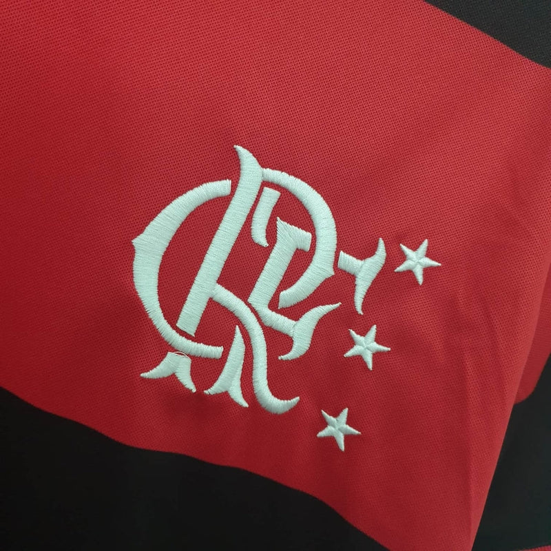 Camisola Flamengo Retrô 1982 Vermelha e Preta -