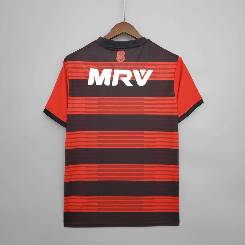 Camisola Flamengo Retrô 2018/2019 Vermelha e Preta -