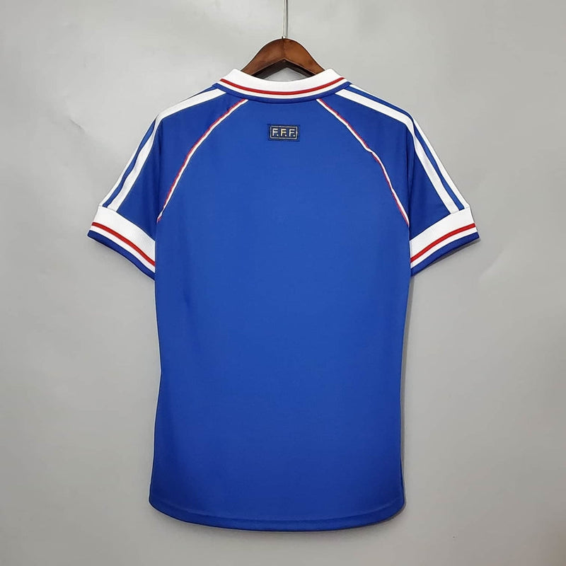 Camisola França Retrô 1998 - Azul