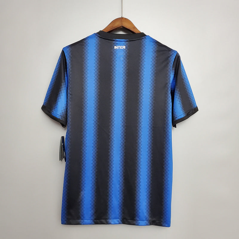 Camisola Inter de Milão Retrô 2010/2011 - Azul e Preta