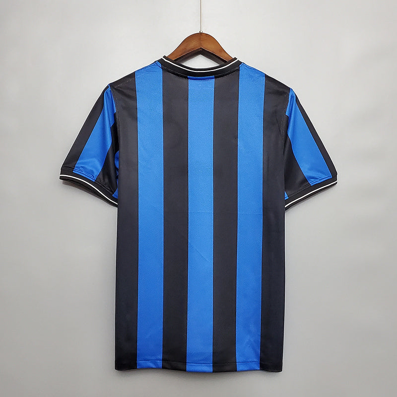 Camisola Inter de Milão Retrô 2010 - Azul e Preta