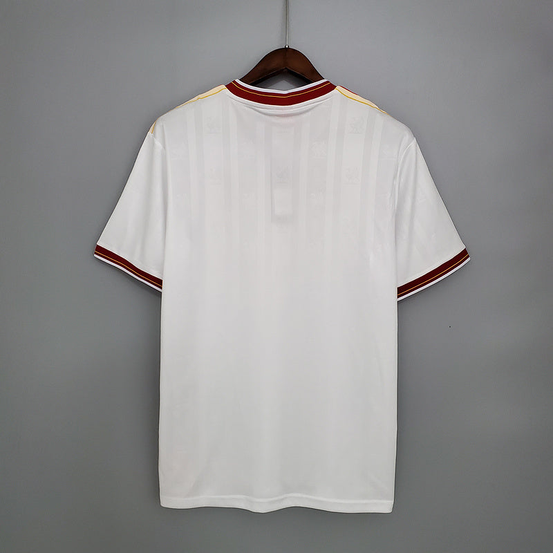 Camisola Liverpool Retrô 1985/1986 -  Branca