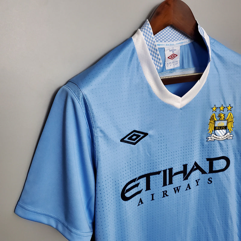 Camisola Manchester City Retrô 2011/2012 - Azul