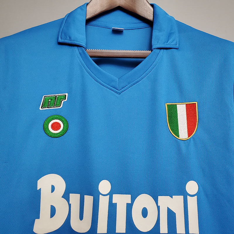 Camisola Napoli Retrô 1987/1988 - Azul