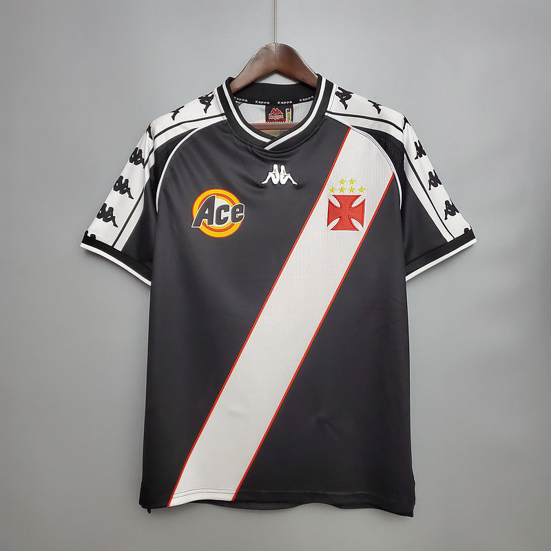 Camisola Vasco Retrô 2000 Preta -