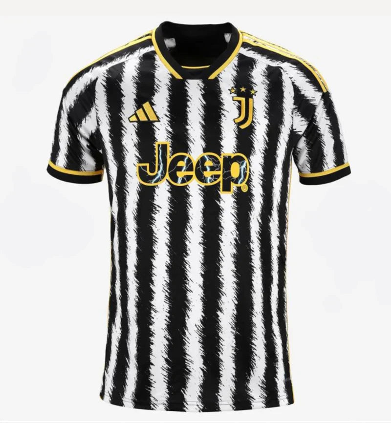 Camisola Juventus I 23/24 - Branco e Preto