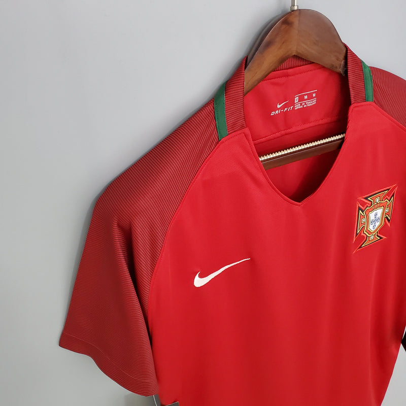 Camisola Portugal Retrô 2016 - Vermelha