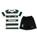 Kit Criança Sporting Casa 26/27 — frente