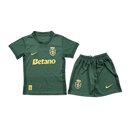 Kit Criança Sporting Fora II 26/27 — frente